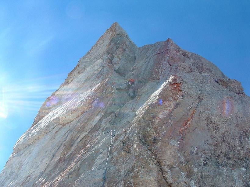 Dans le dernier ressaut de la Pointe Percée
