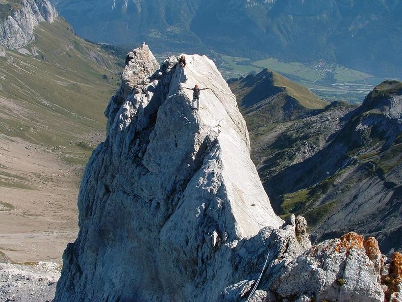 Sur le rasoir de la Pointe Percée