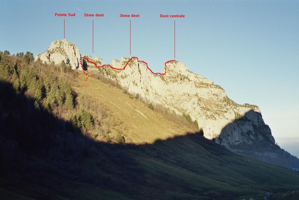Traversée classique des Dents de Lanfon