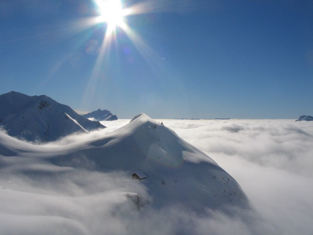 sortie de la mer de nuages