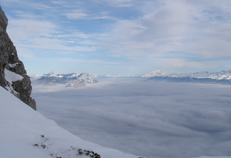 Mont Blanc vu depuis le Pic St Michel