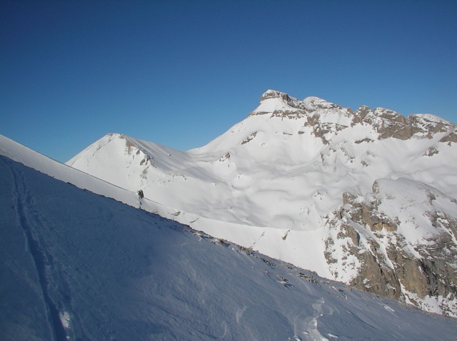 Grand Ferrand vu depuis l'épaule des rochers ronds