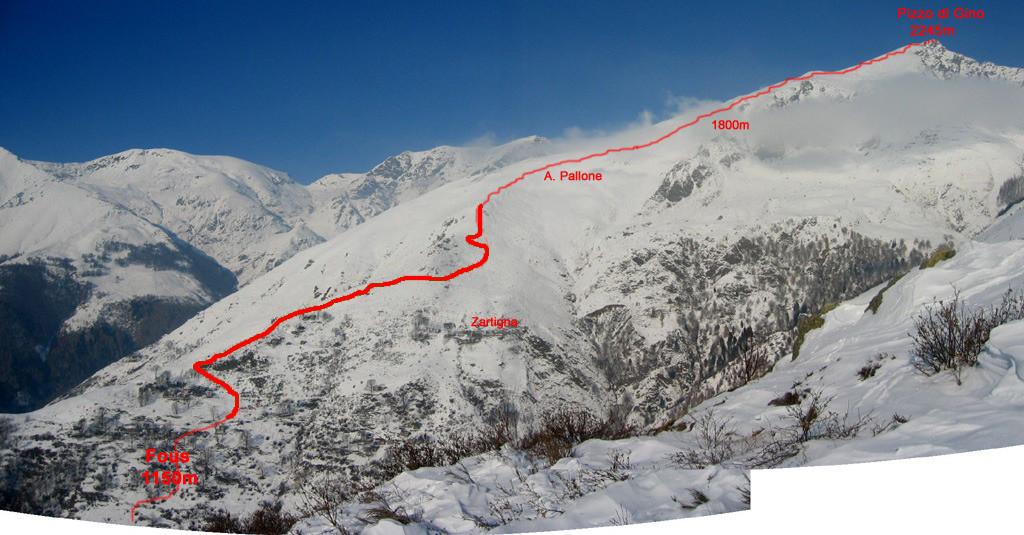 salita al Pizzo di Gino