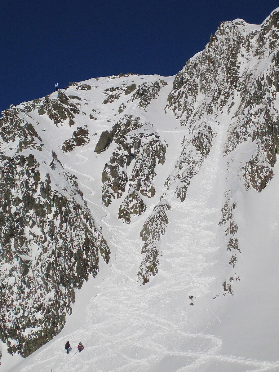 Belle Etoile - Couloirs à l'E du couloir S