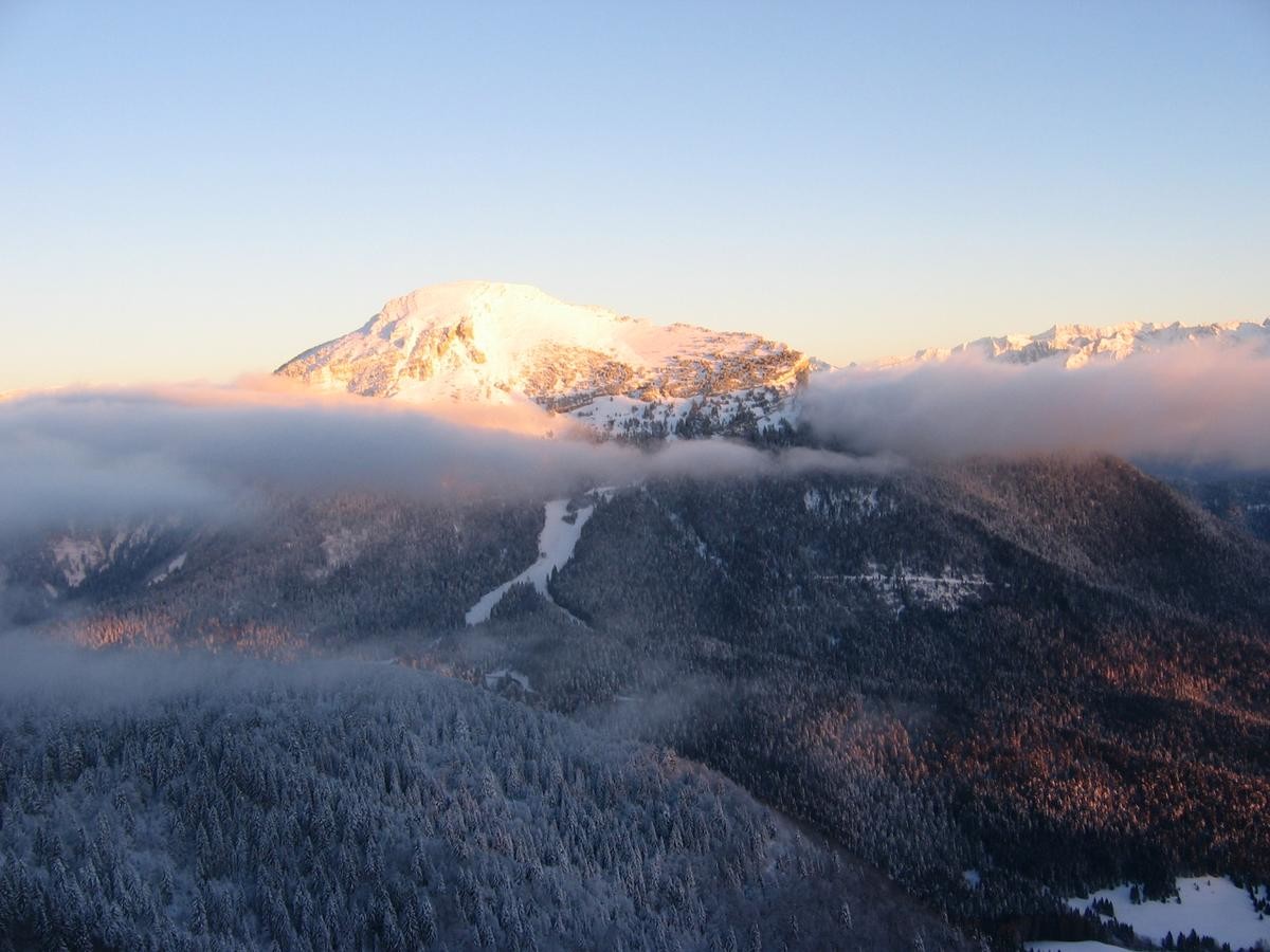 Coucher de soleil sur Chamechaude
