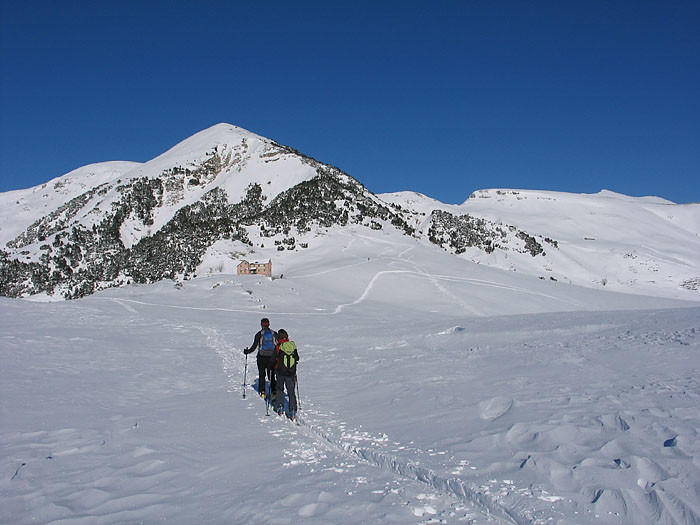 Nei pressi del rifugio Battisti