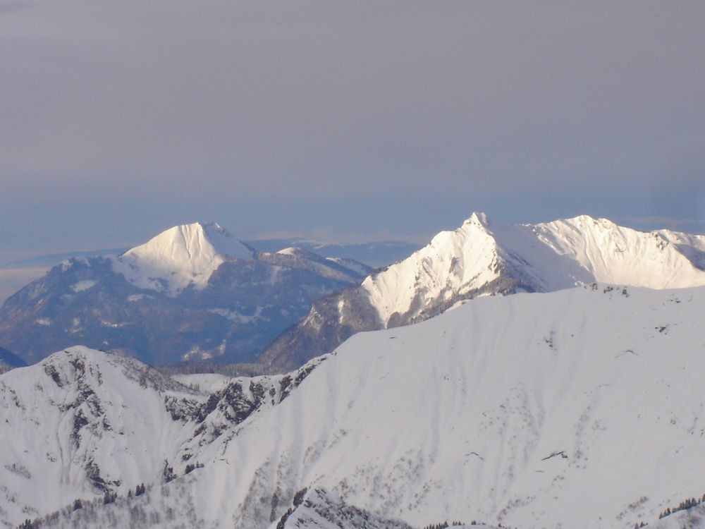 Môle (face E) et Pointe de Marcelly (face NE)