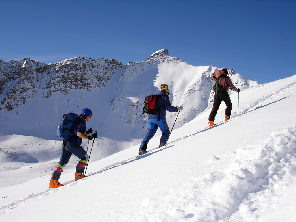 Durante la salita al Sandhubel 2764 m da Wiesen.