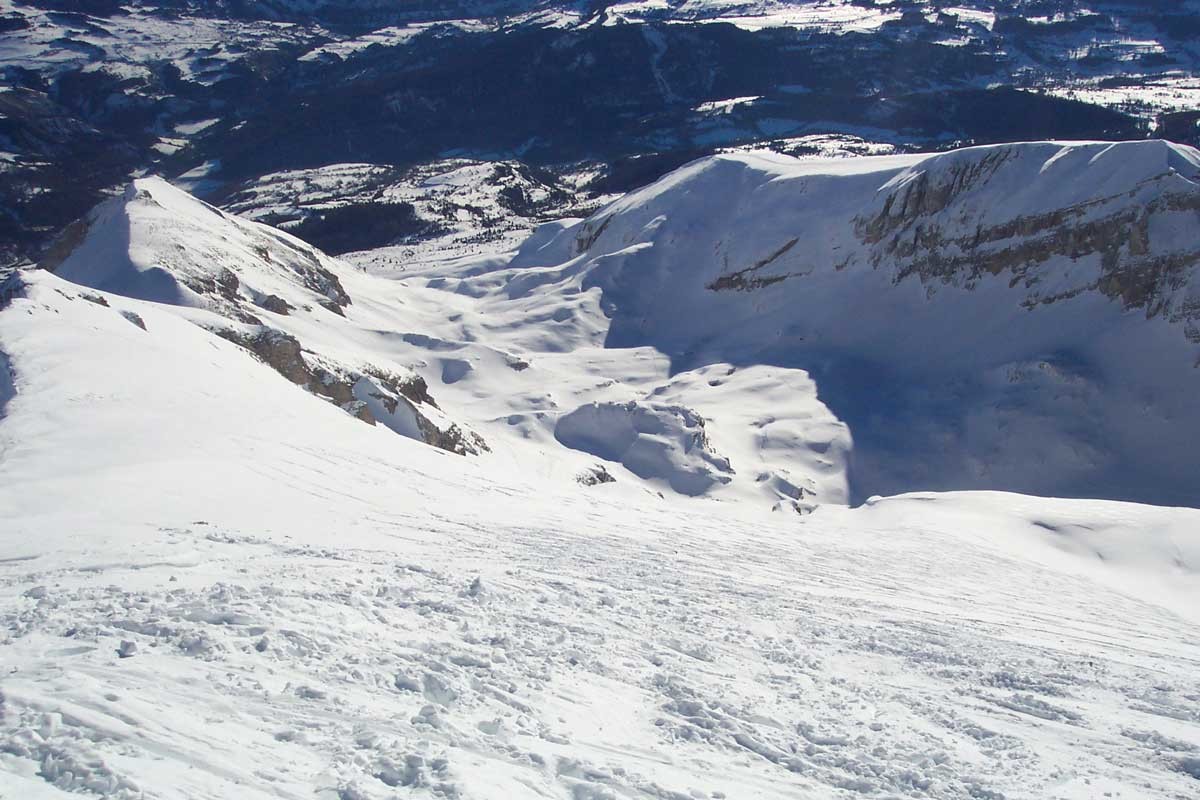 Itinéraire pris à la montée