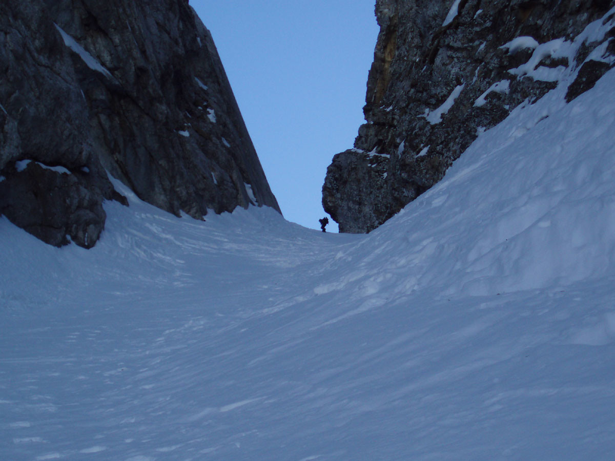 La sortie du couloir