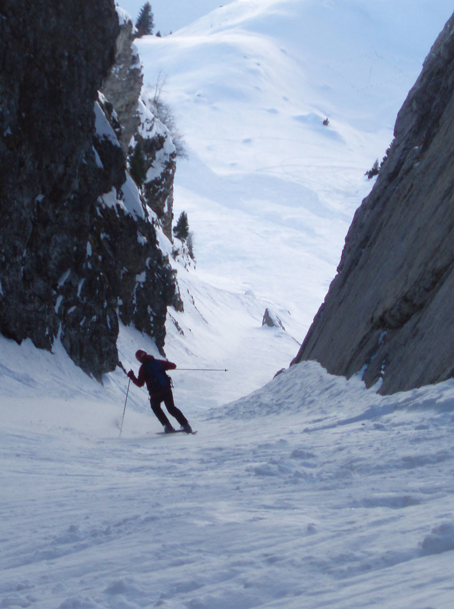 Le haut du couloir