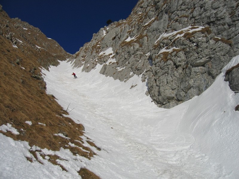 Descente du couloir