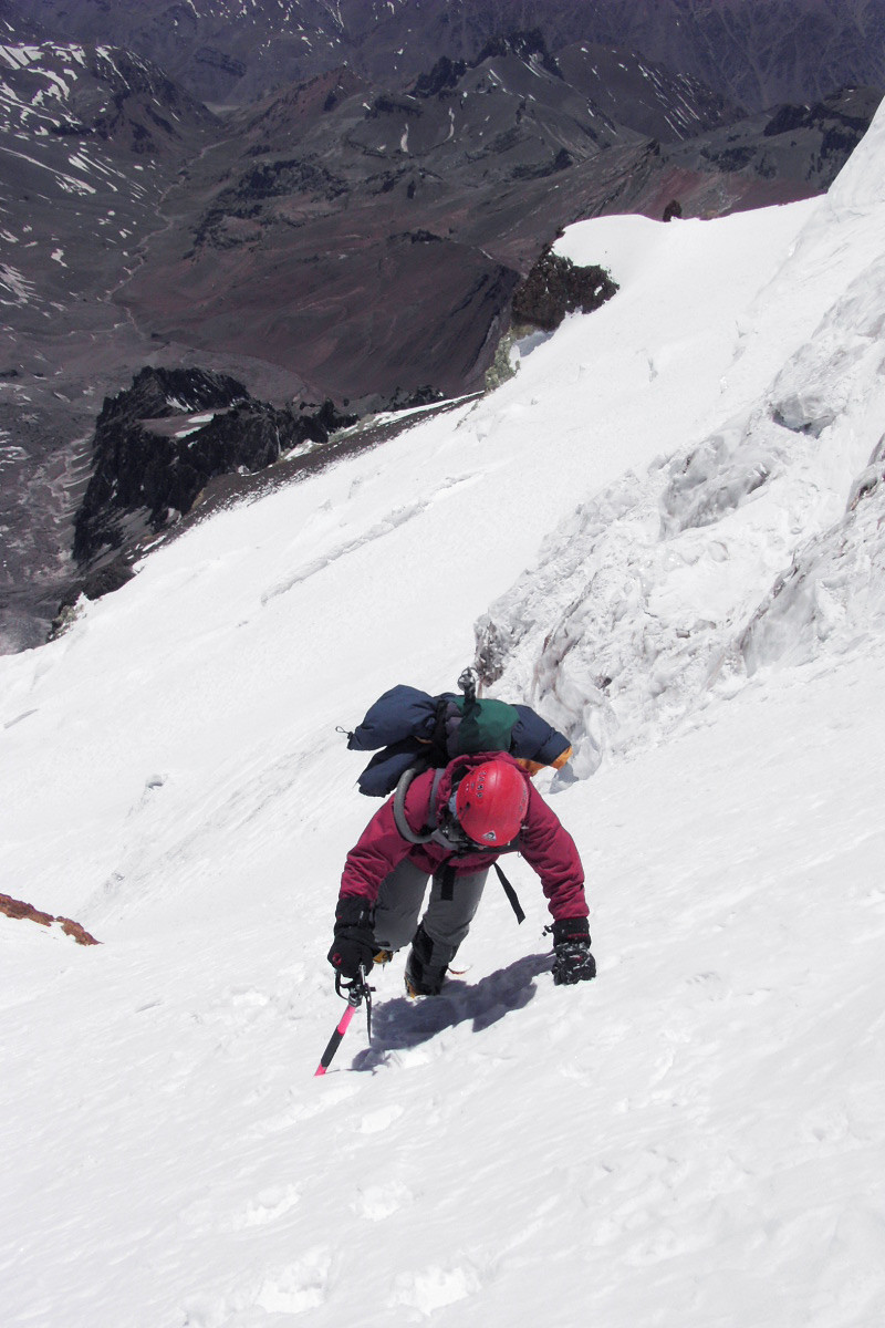 ACONCAGUA - Direct glacier des Polonais