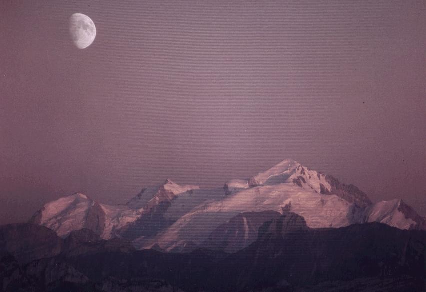Mont-Blanc vu du Saleve