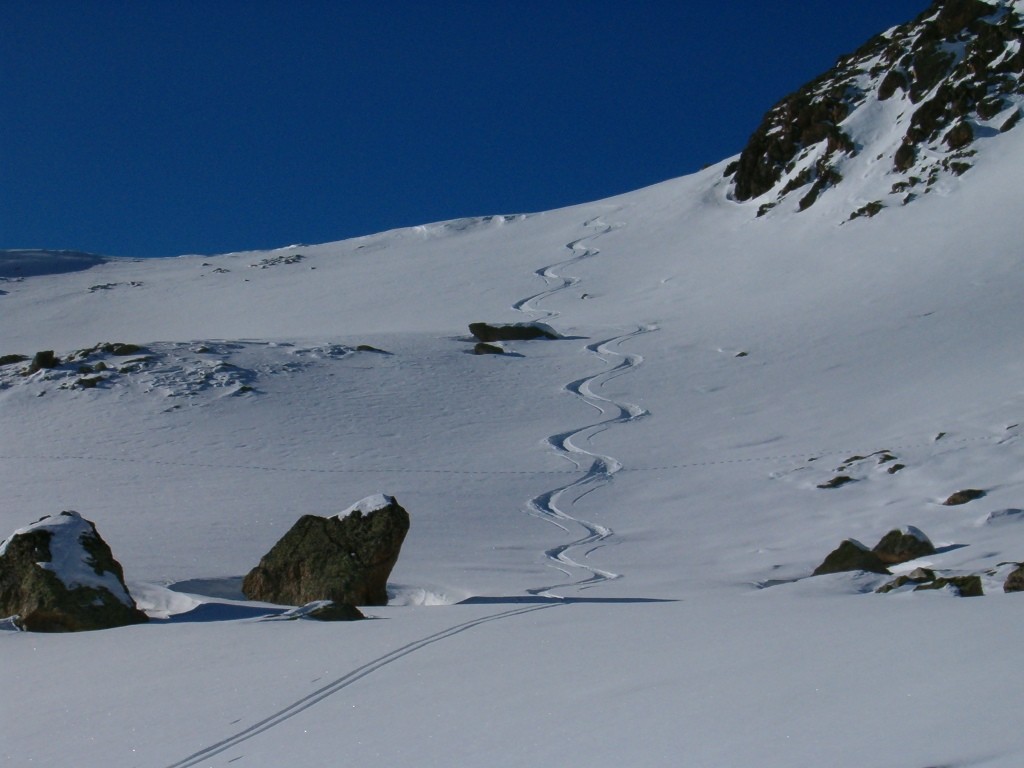 Trace sous la Botta Cuolm