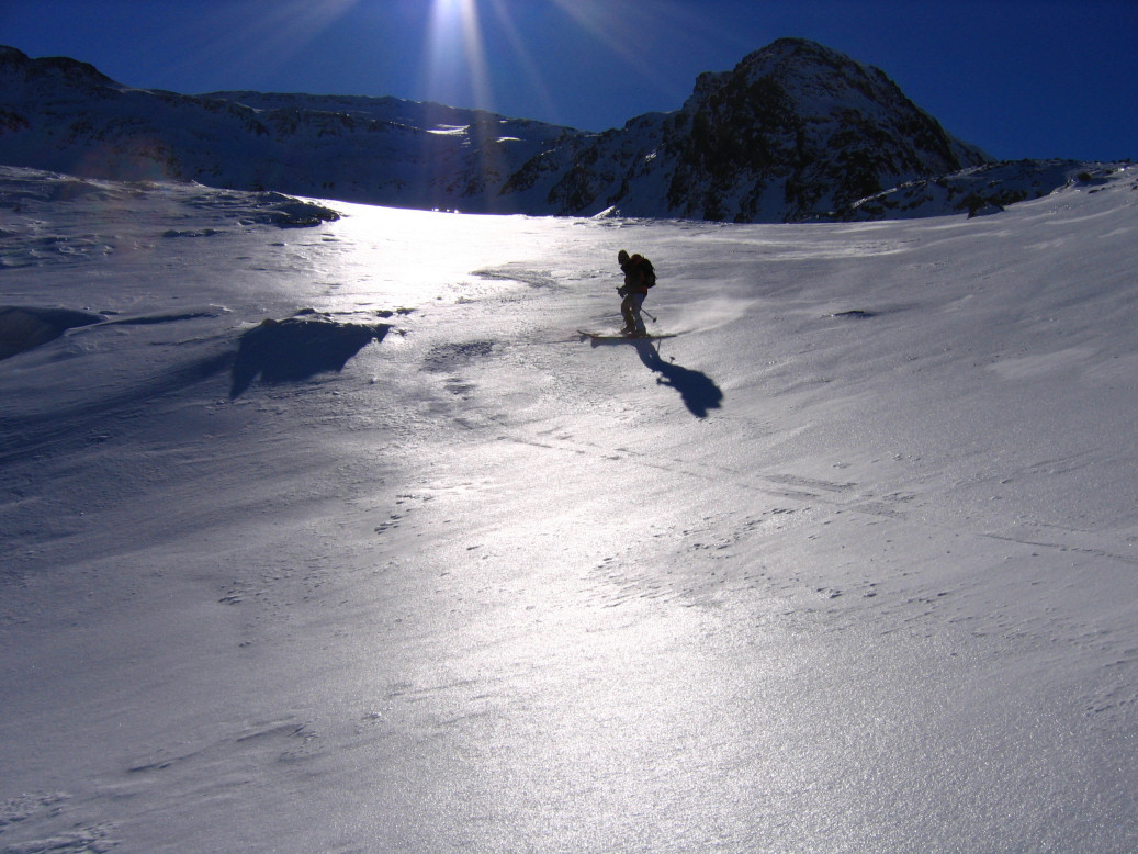 col d'En.garcia: descente sur les Bésines