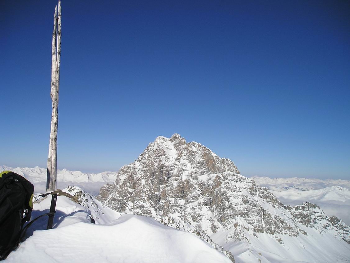 il piz Ela dalla vetta del piz Salteras