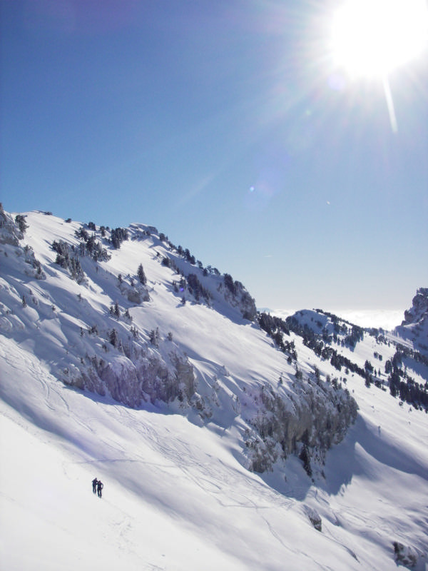 Dernière traversée sous le sommet