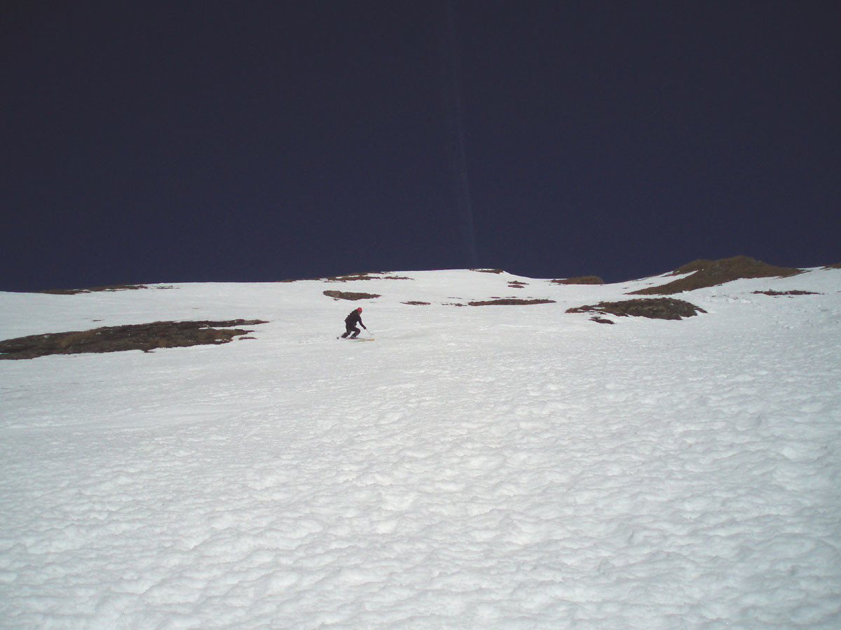 Sylvain dans la grande pente