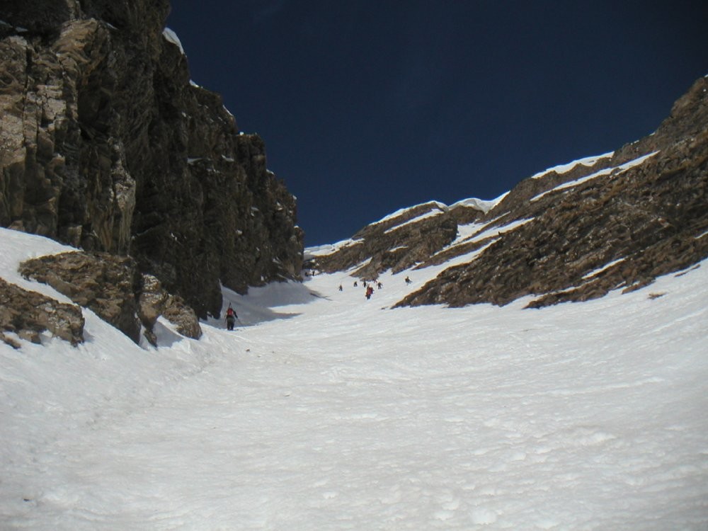 La combe du col Sud de la grande Balmaz