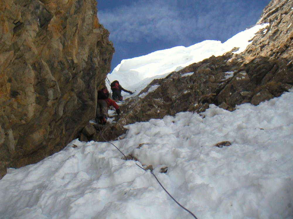 La sortie au col Sud de la Grande Balmaz