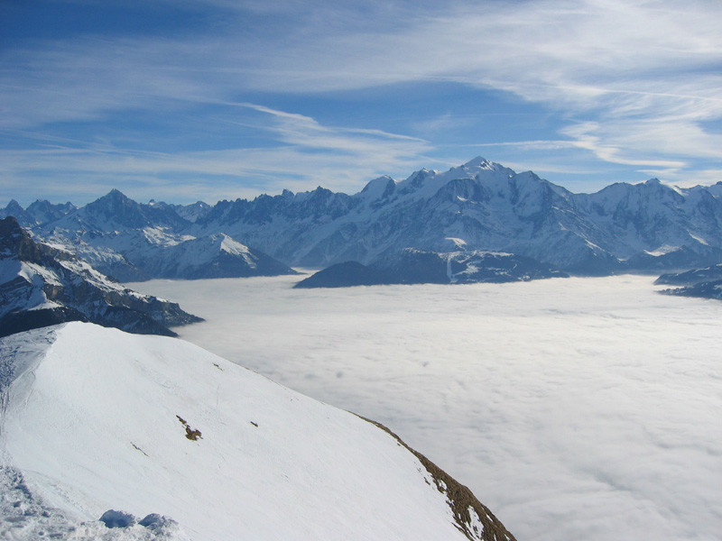 Chaine du Mont-Blanc, des 4 têtes