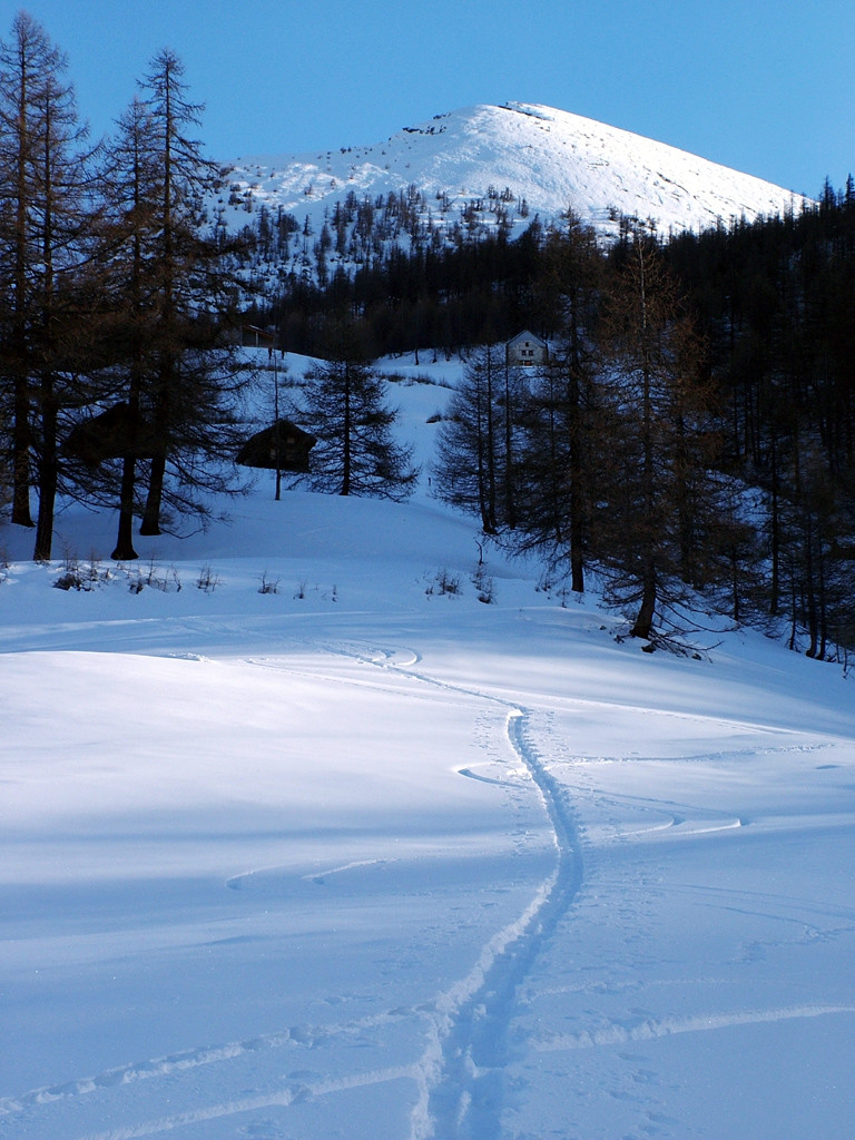 In salita verso il Seehorn