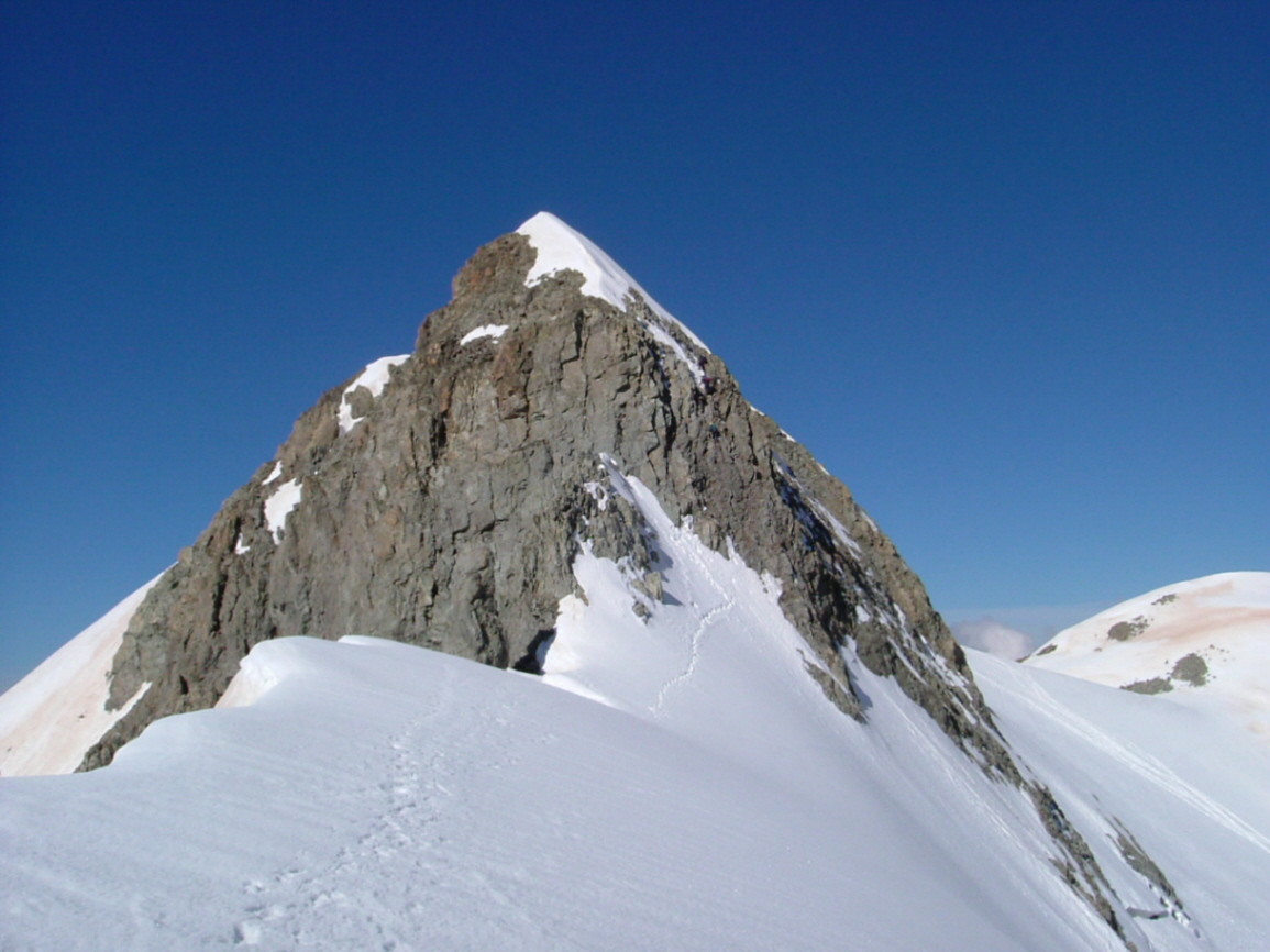 Gioberney - arête NE - ressaut final