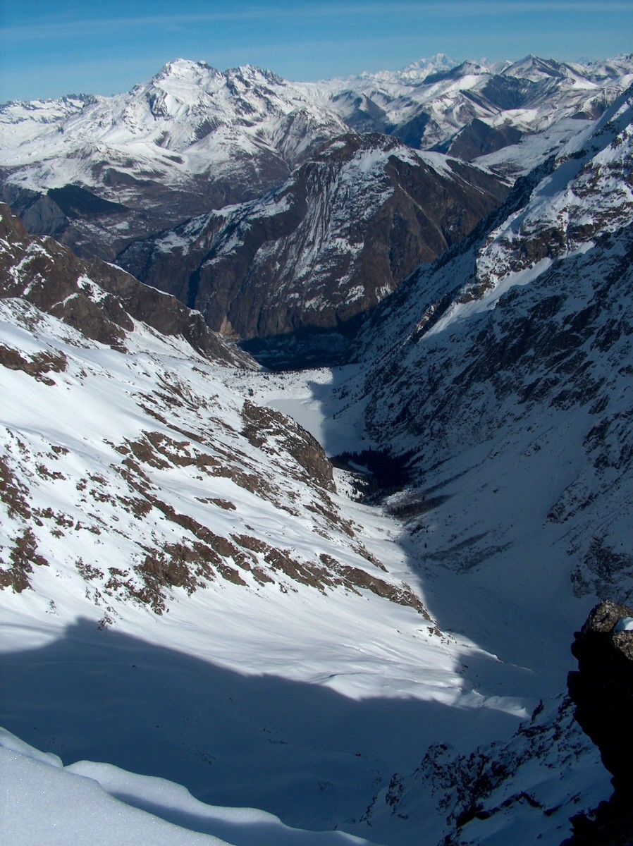 Réserve intégrale du Lauvitel, vue du Sommet Est.