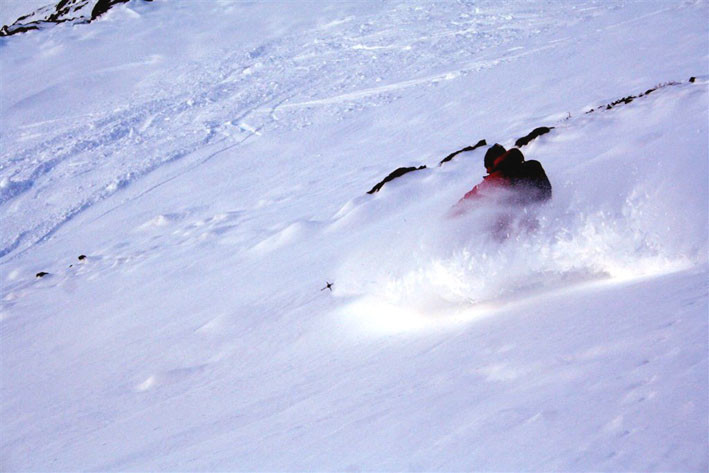 Discesa dal M. Marnotto 04 . 02 . 2006