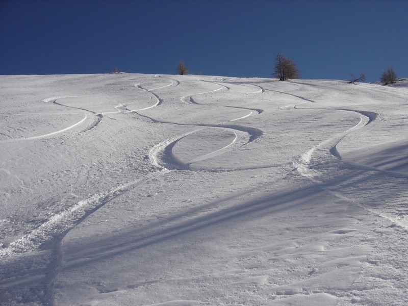Poudreuse sous l'Eypiol