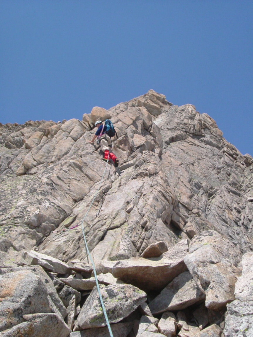 Vincent sur l'arête