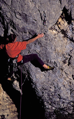 Méli dans "Les 3 Soeurs", 6a+, Bellecombe-Tarendol (Drôme)