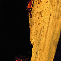 Méli & Stéph dans "L'Haut De Là", 7a+, Bellecombe-Tarendol (Drôme)