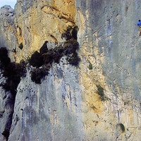 Pierre dans 'Picolina', 7b, Bellecombe-Tarendol (Drôme)