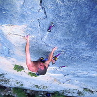 PP dans 'Pièce Montée', 7c+, Bellecombe-Tarendol (Drôme)