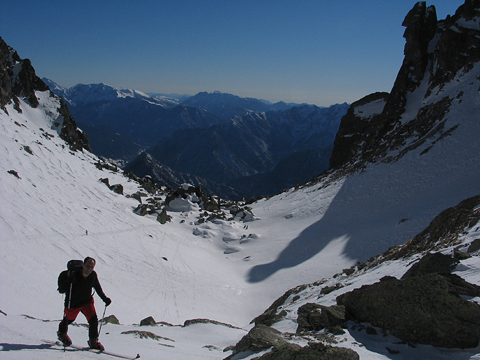 Salendo al Pizzo dei Tre Signori