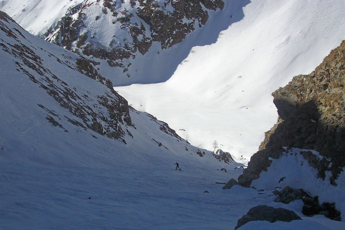 Jeff dans la montée du petit couloir