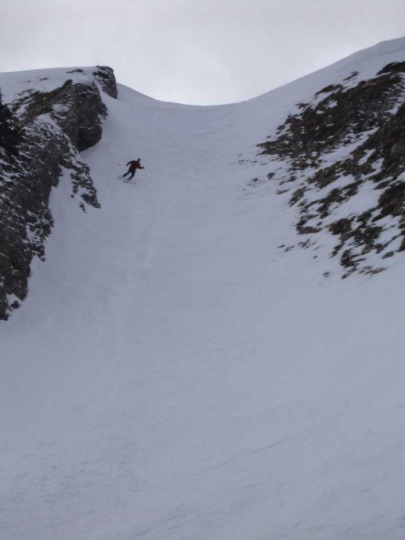 Le couloir vu d'en bas