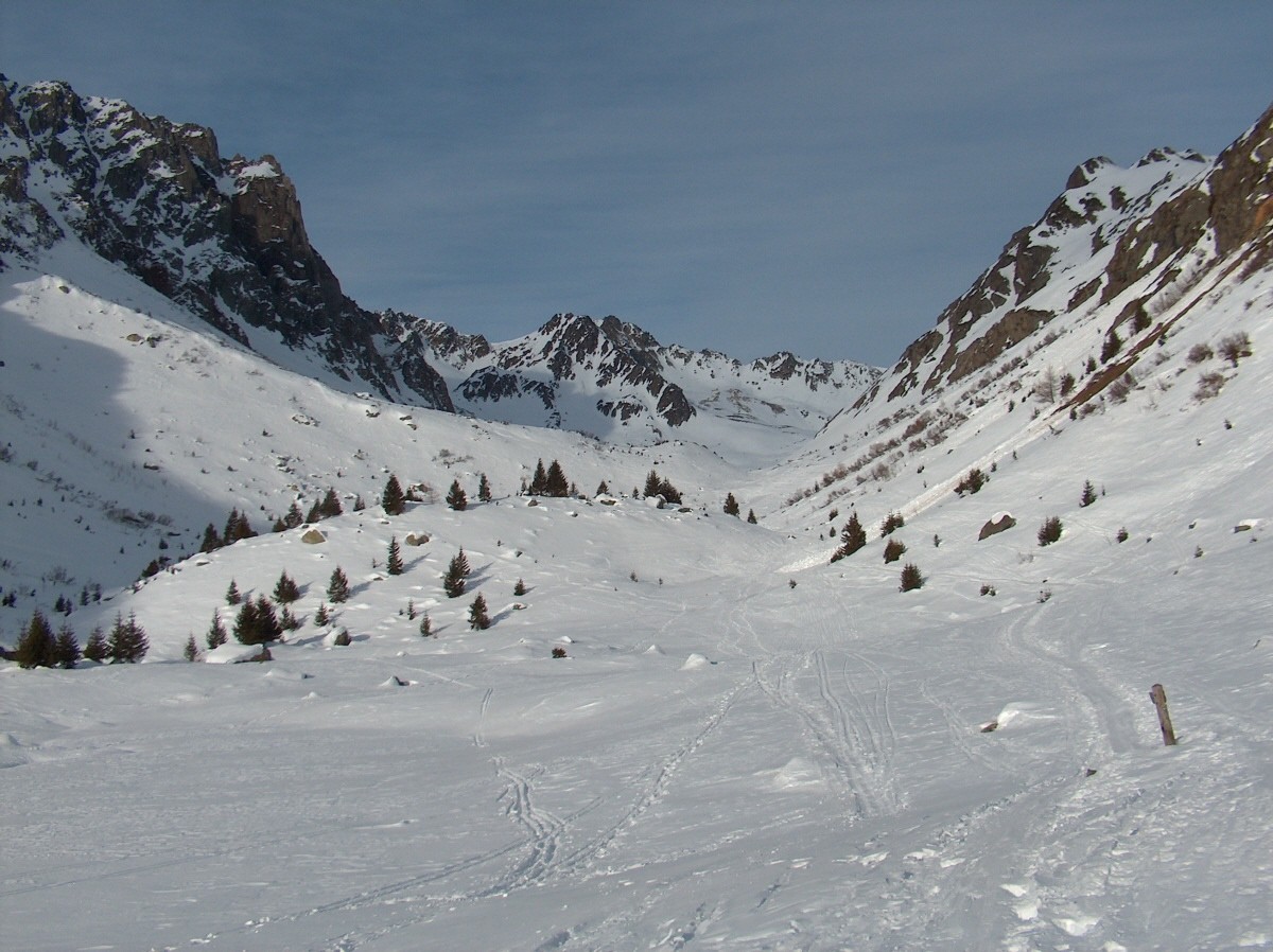Entrée dans la Combe du Merlet.
