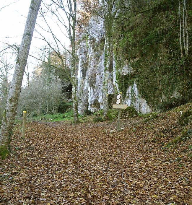Roches Enchantées-Excideuil. Ouest de la falaise.