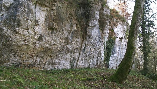 Roches Enchantées-Excideuil. Milieu des falaises.