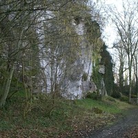 Roches Enchantées-Excideuil. Ouest de la falaise.