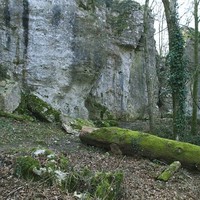 Roches Enchantées-Excideuil. Ouest de la falaise.