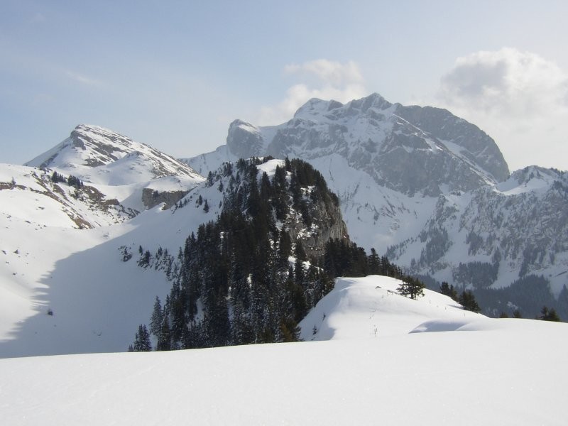 Arête de Sémy depuis Sémy