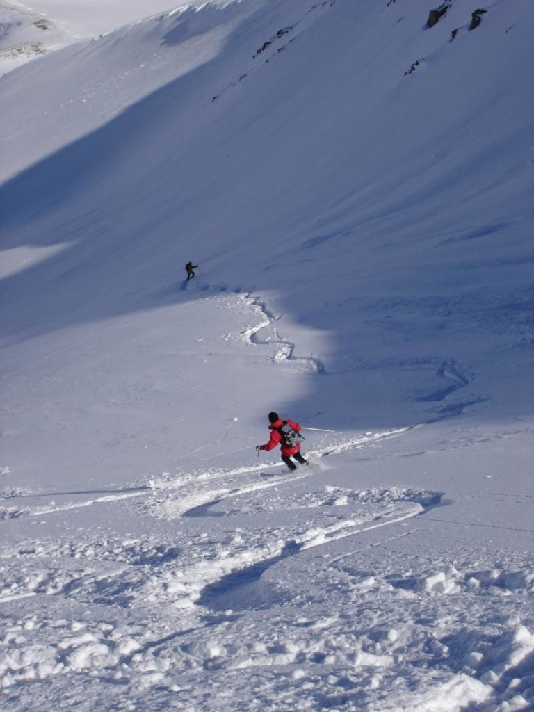 Sous le PIc blanc du galibier
