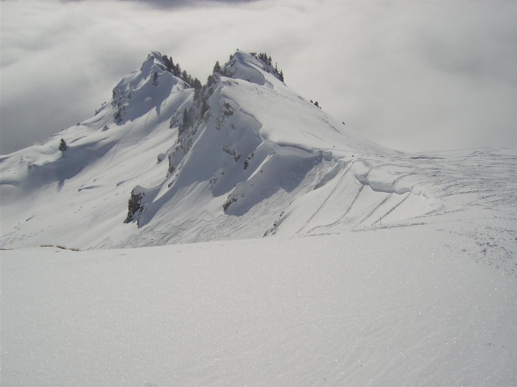 Au dessus du col de Chalune