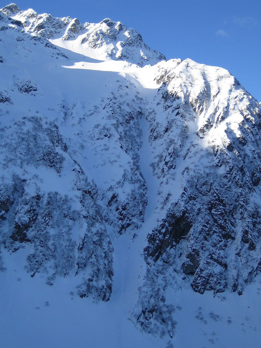 Montagne de l'Oule - Couloir NE de la bosse 2108m