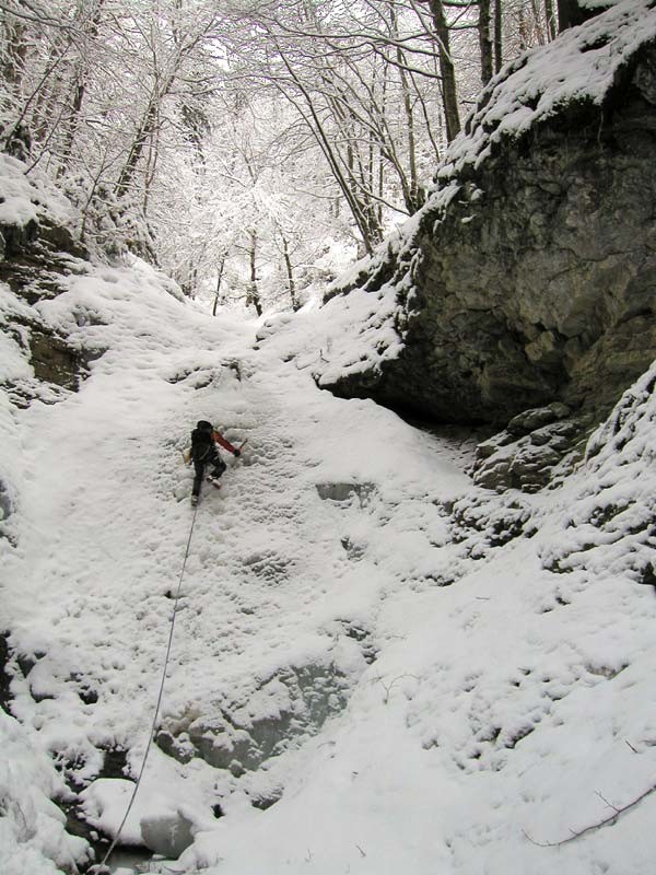 Torrent du Vivier, un dernier ressaut avant Passy