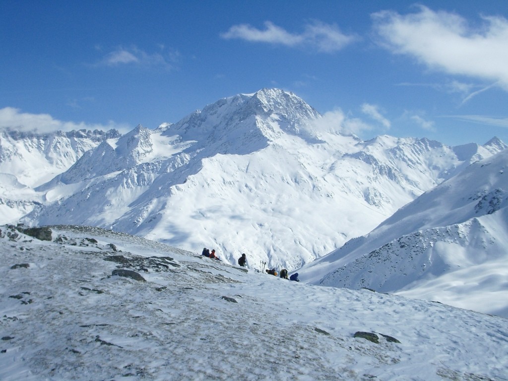 Le Grand Combin vu depuis Crêta de Vella